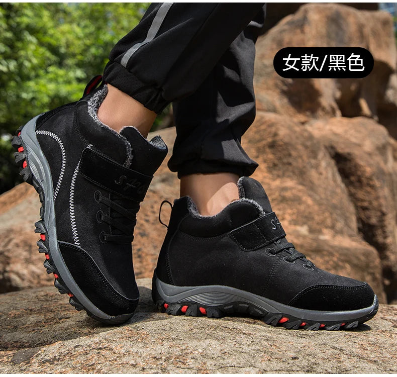 Bottes de neige chaudes en peluche pour hommes