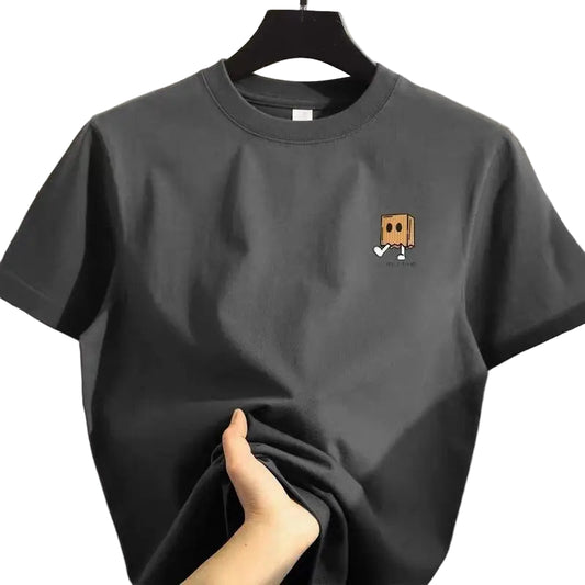 T-Shirt décontracté en coton pour hommes