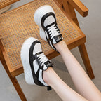 Basket en cuir véritable pour femmes