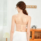 Soutien-gorge brodé à volants en dentelle pour femmes