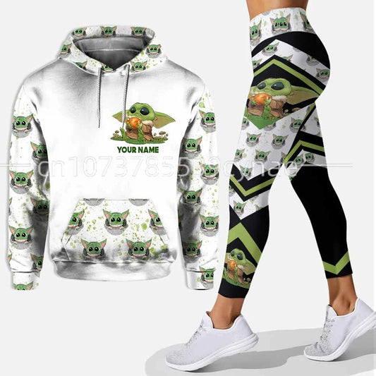 Ensemble sweat à capuche et Leggings Disney Yoda pour femme