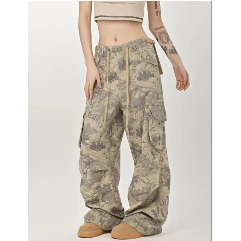 Pantalon cargo surdimensionné pour femme