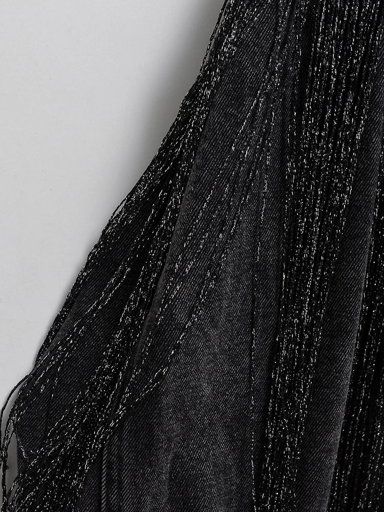 Veste courte en jean pour femme