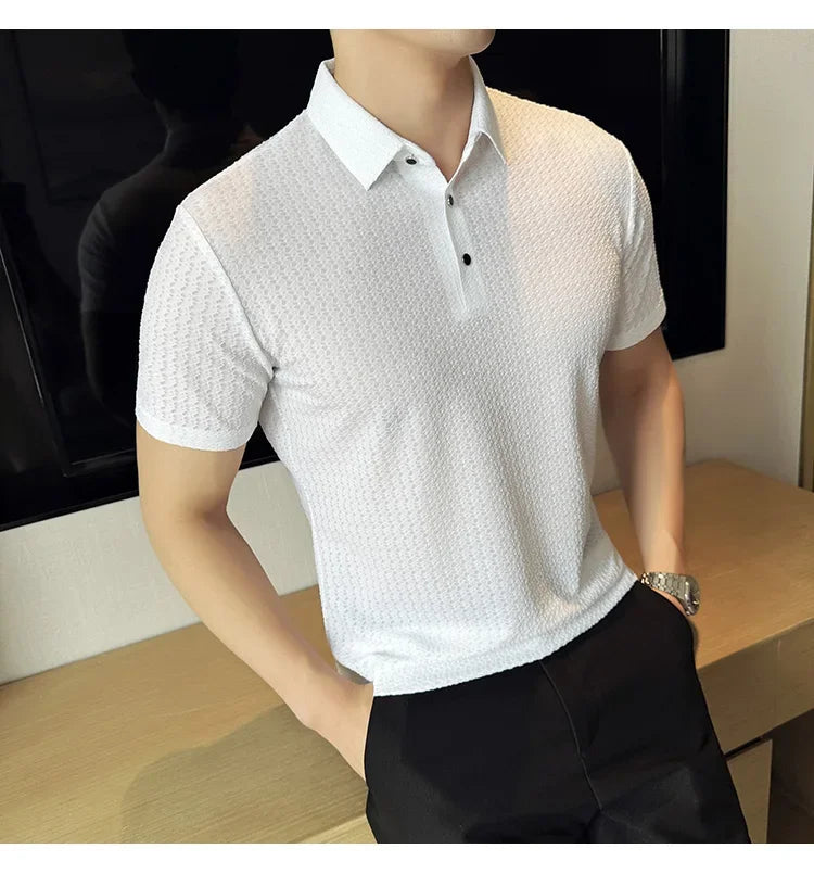 Polo haute élasticité pour hommes
