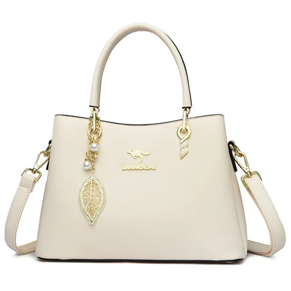 Sac fourre-tout en cuir de luxe pour femmes