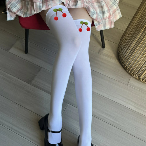 Bas de cuisse en velours pour femmes