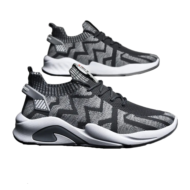 Baskets de marche légères en maille pour hommes