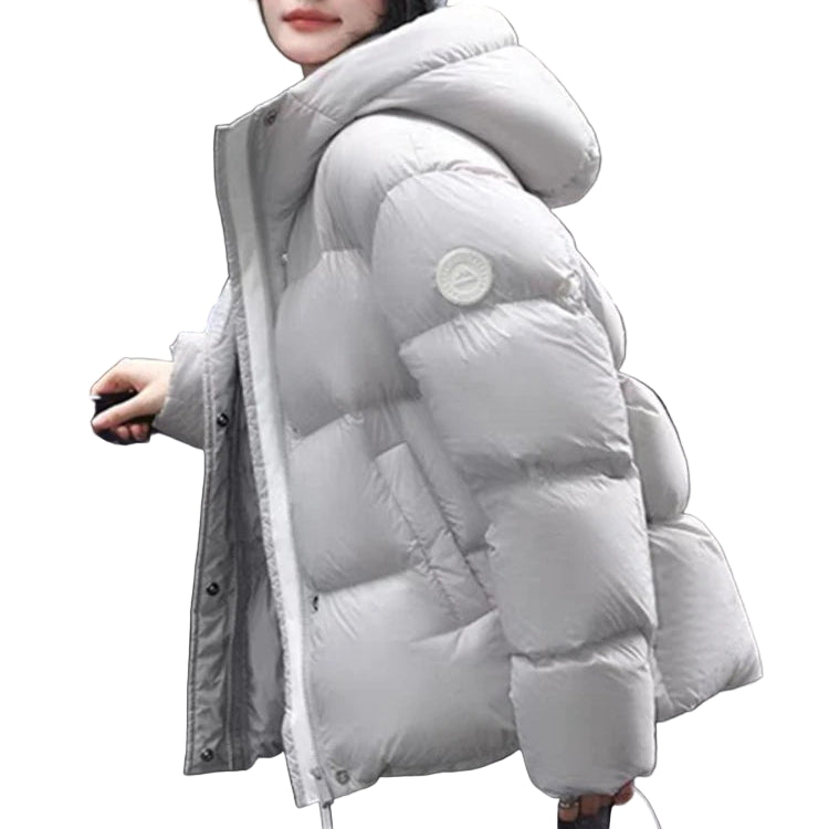 Manteau d'hiver chaud à capuche pour femme