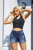 Shorts en jean déchiré pour femmes