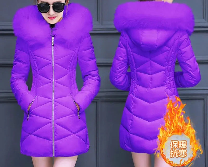 Manteau long et fine en coton pour femme