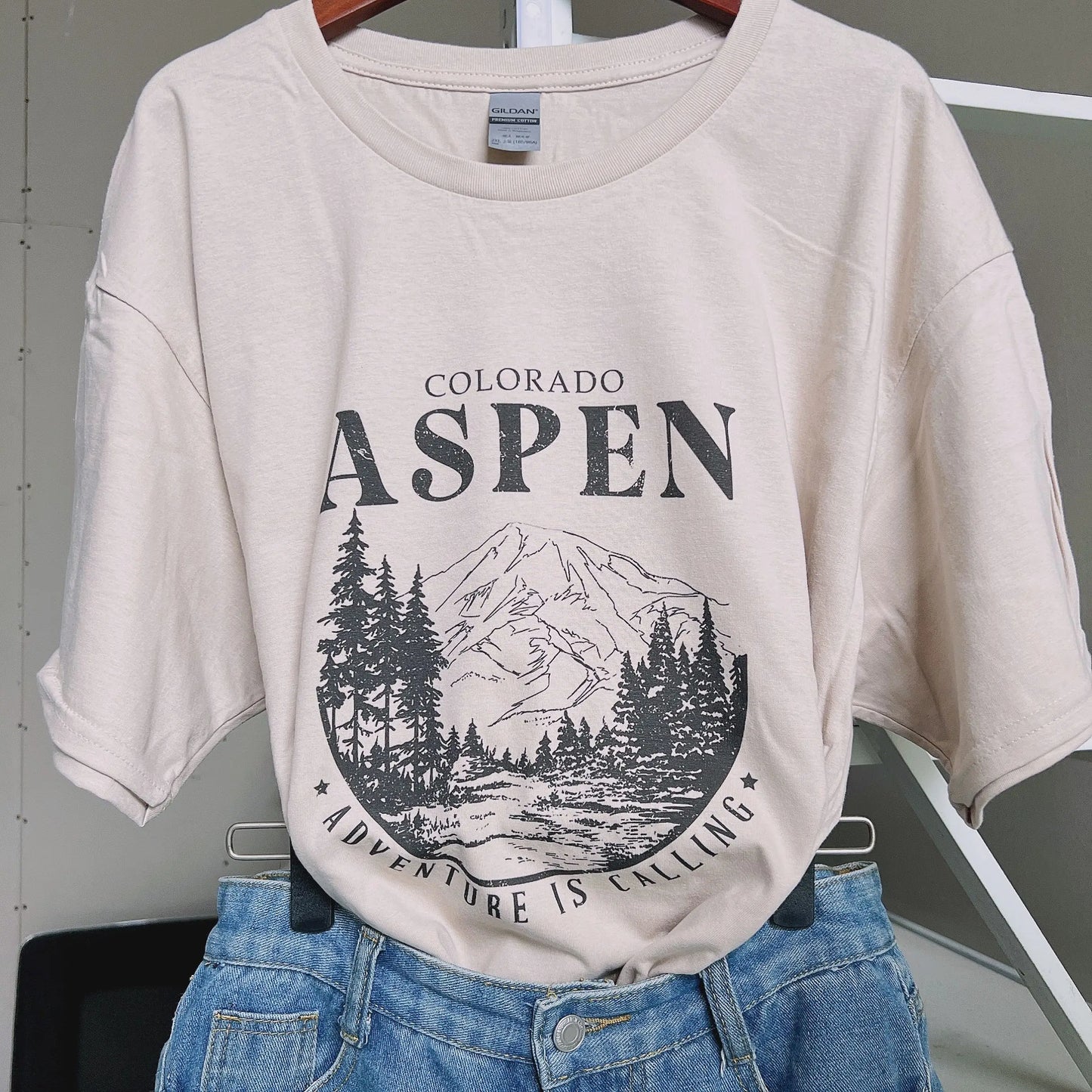 T-shirt à manches courtes pour femmes Aspen Mountain