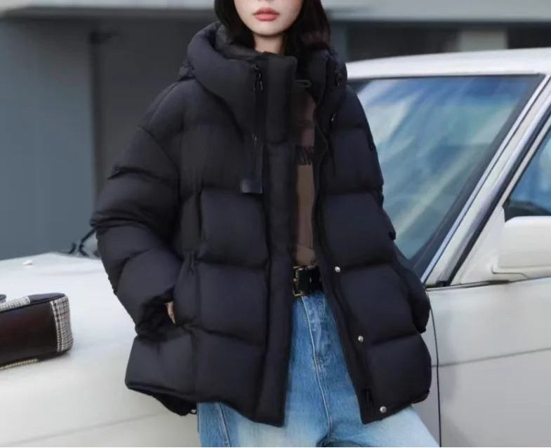 Manteau 90% duvet de canard blanc pour femme