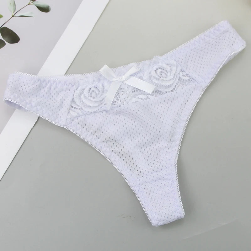 Culottes en coton 3 pièces taille basse pour femmes