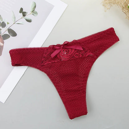 Culottes en coton 3 pièces taille basse pour femmes