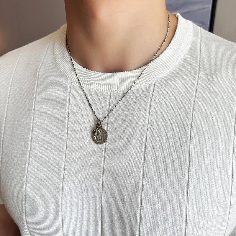 T-shirt à manches courtes à rayures pour hommes