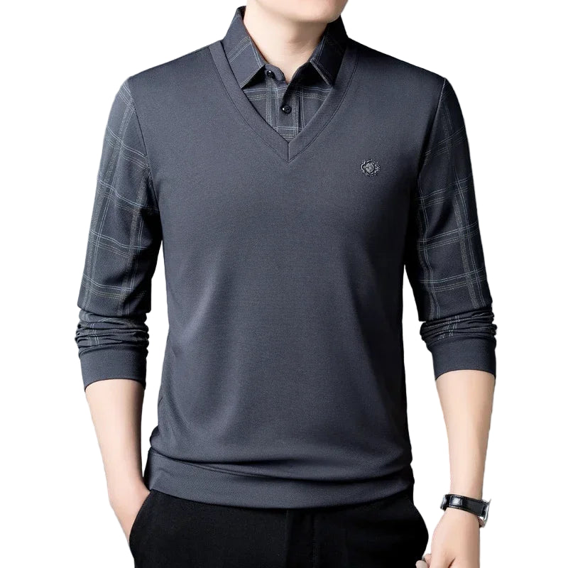 T-shirt à manches longues pour hommes