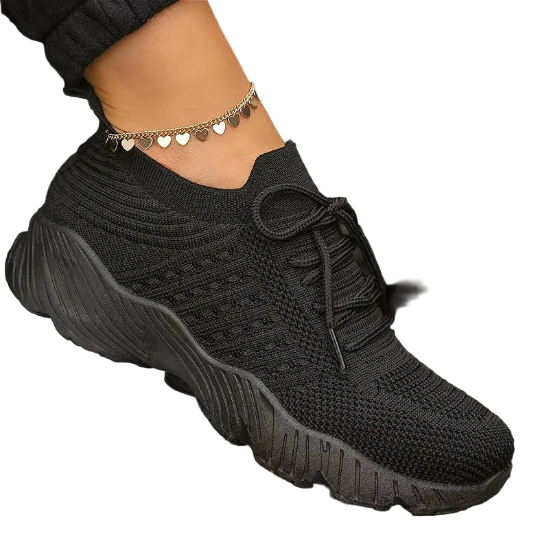 Baskets d'extérieur blanches en maille respirante pour femmes