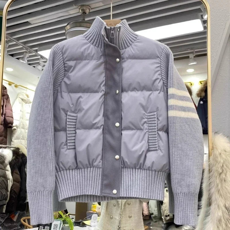 Doudoune blanche chaude pour femme