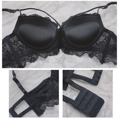 Ensemble soutien gorge et culotte Ultra-minces soutien-gorge push-up