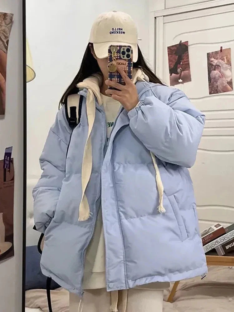 Parka courte d'hiver pour femme