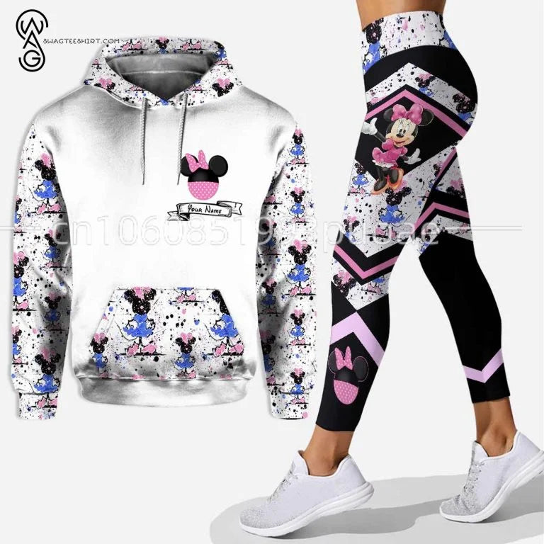 Ensemble sweat à capuche et Leggings Disney Minnie Mouse pour femme