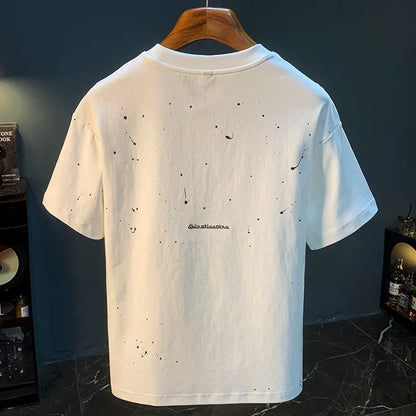 T-shirt à manches courtes et col rond pour homme
