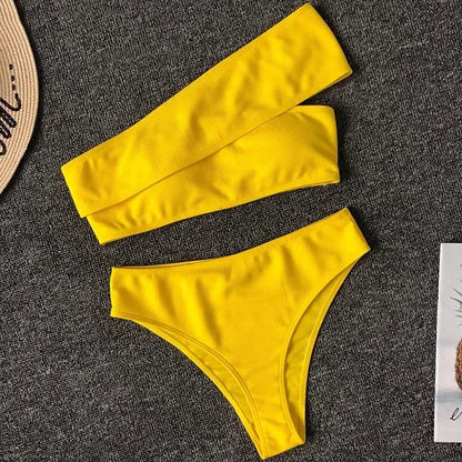 Maillot De Bain une pièce pour femmes  Taille Haute