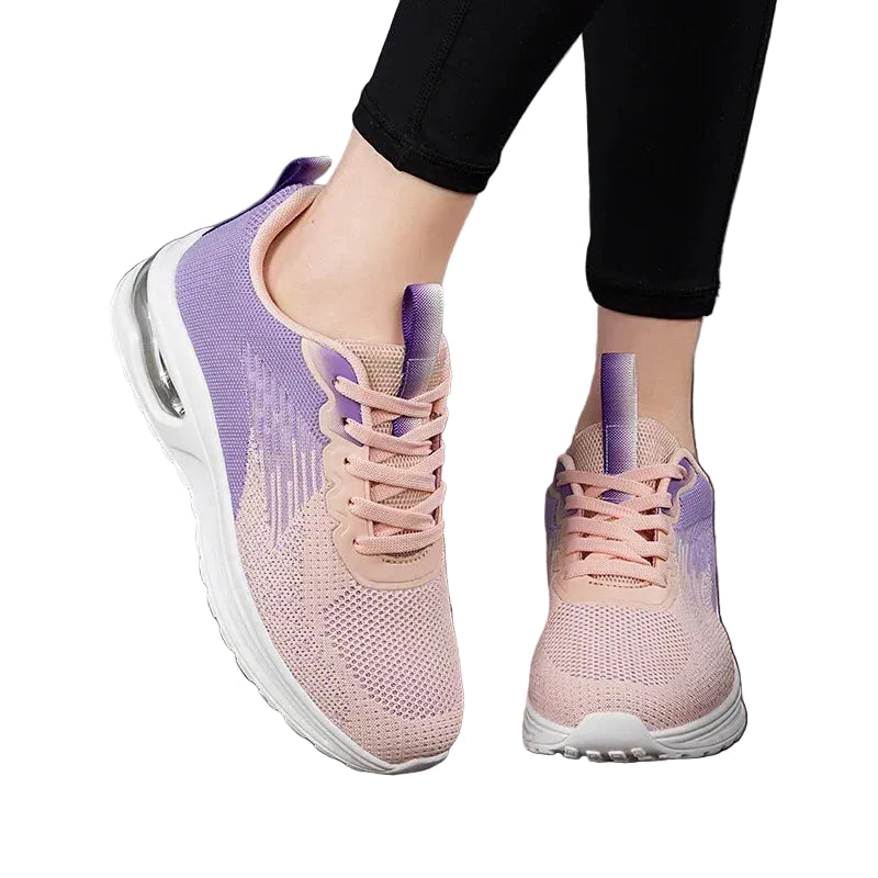 Basket respirantes à fond plat pour femmes
