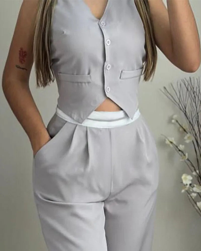 Ensemble élégant 2 pièces pour femme