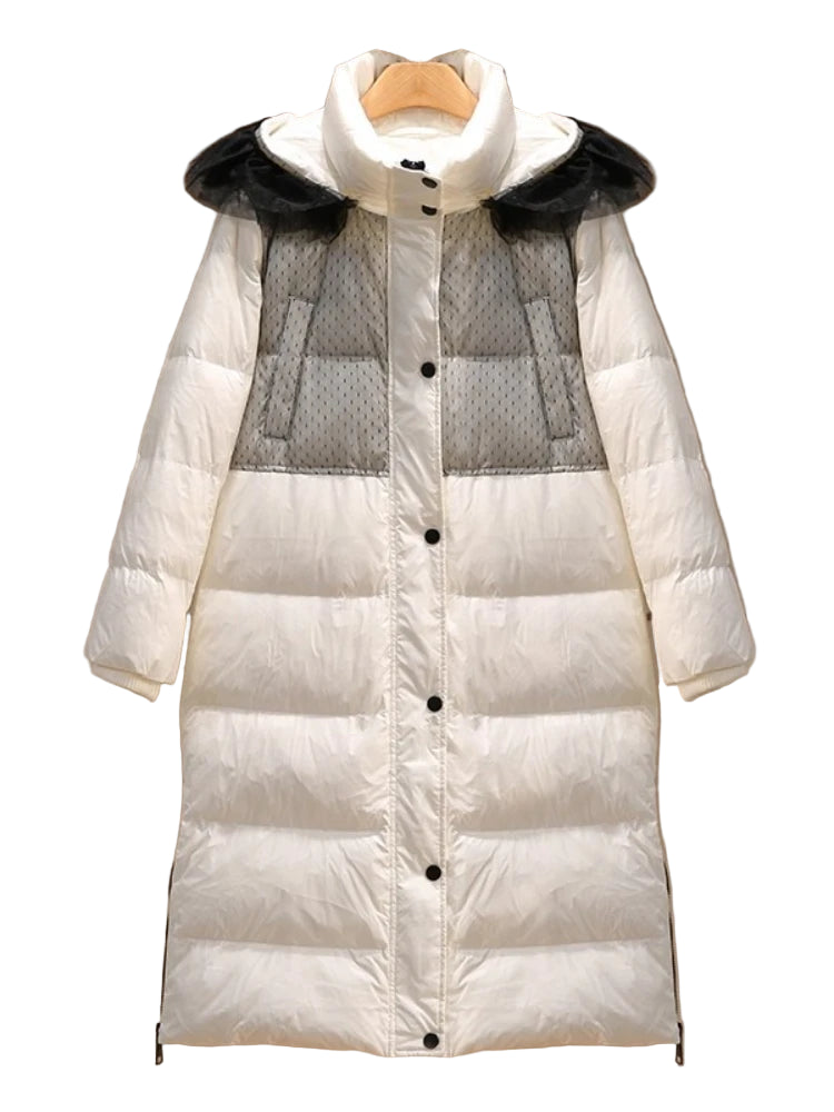 Doudoune d'hiver décontractée à manches longues pour femme