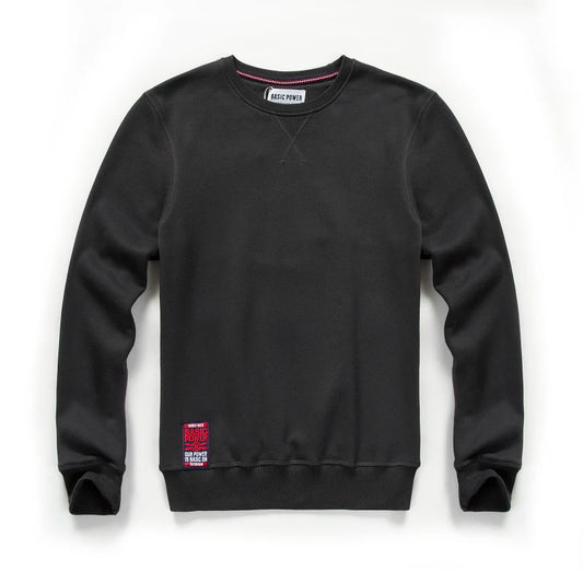 Pull en velours à col rond pour hommes