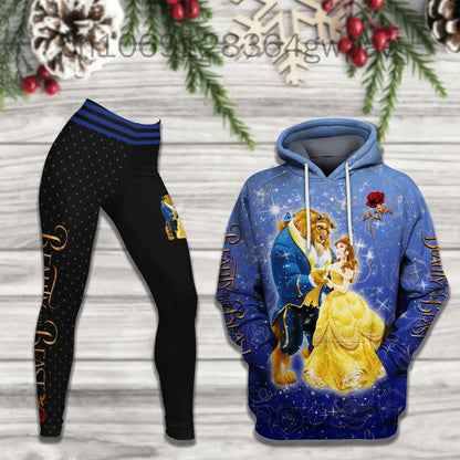 Ensemble sweat à capuche et Leggings Ariel Duck pour femme