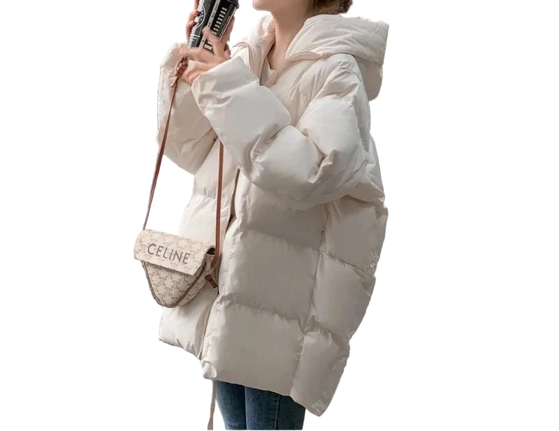Manteau en duvet de coton pour femme