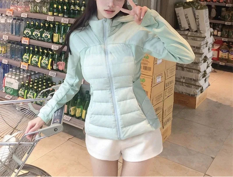 Doudoune légère en duvet de canard blanc à 90 % pour femme