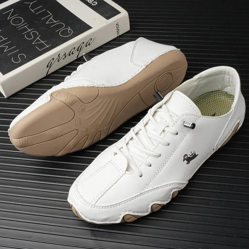 Chaussures de sport décontractées en cuir pour hommes