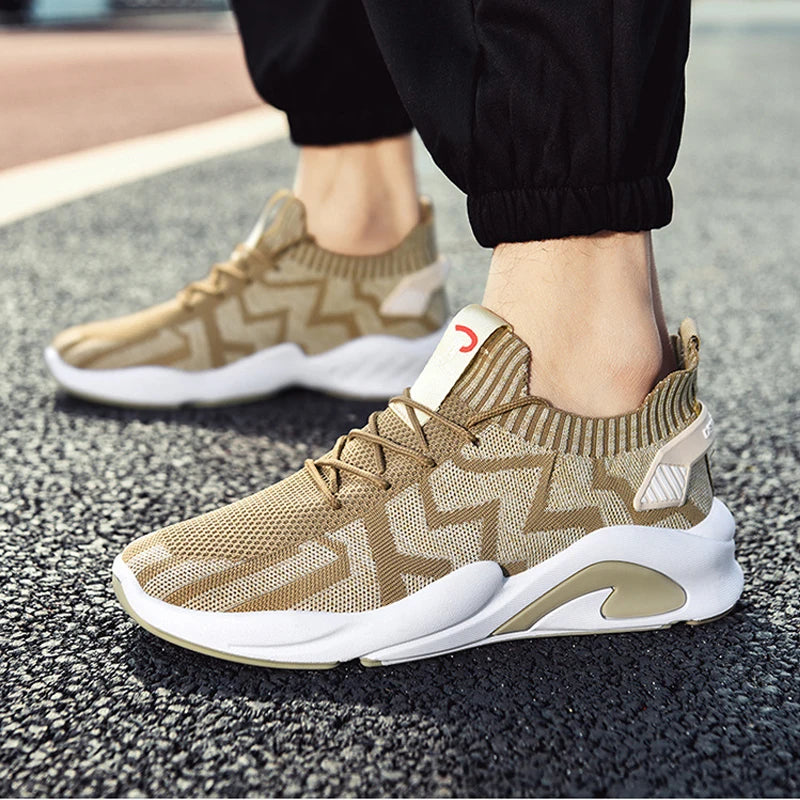 Baskets de marche légères en maille pour hommes