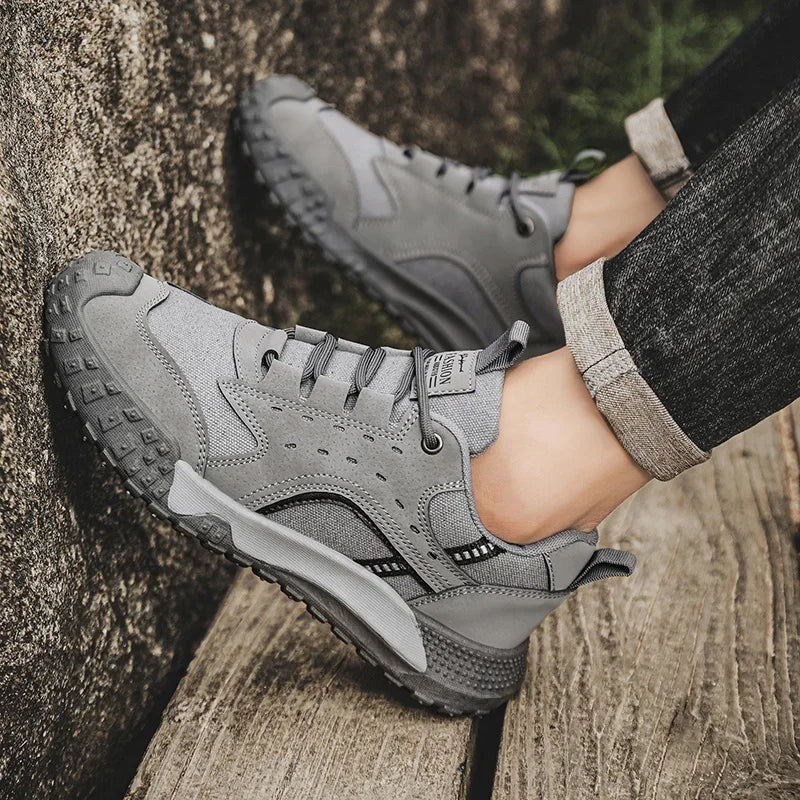 Chaussures de course grises pour hommes