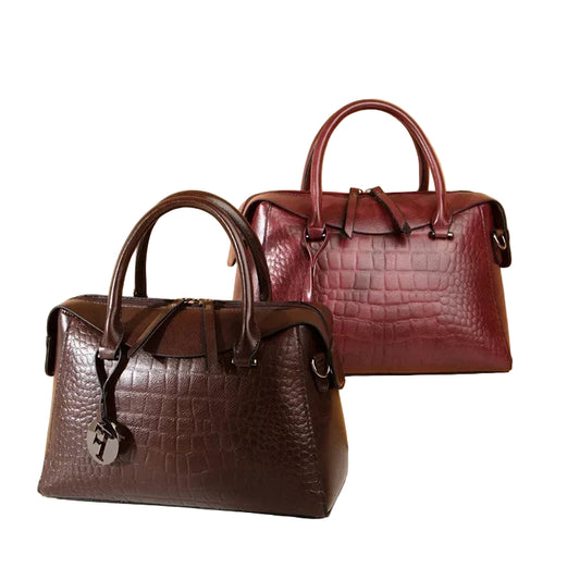 Sacs à bandoulières solides en cuir de grande capacité pour femmes