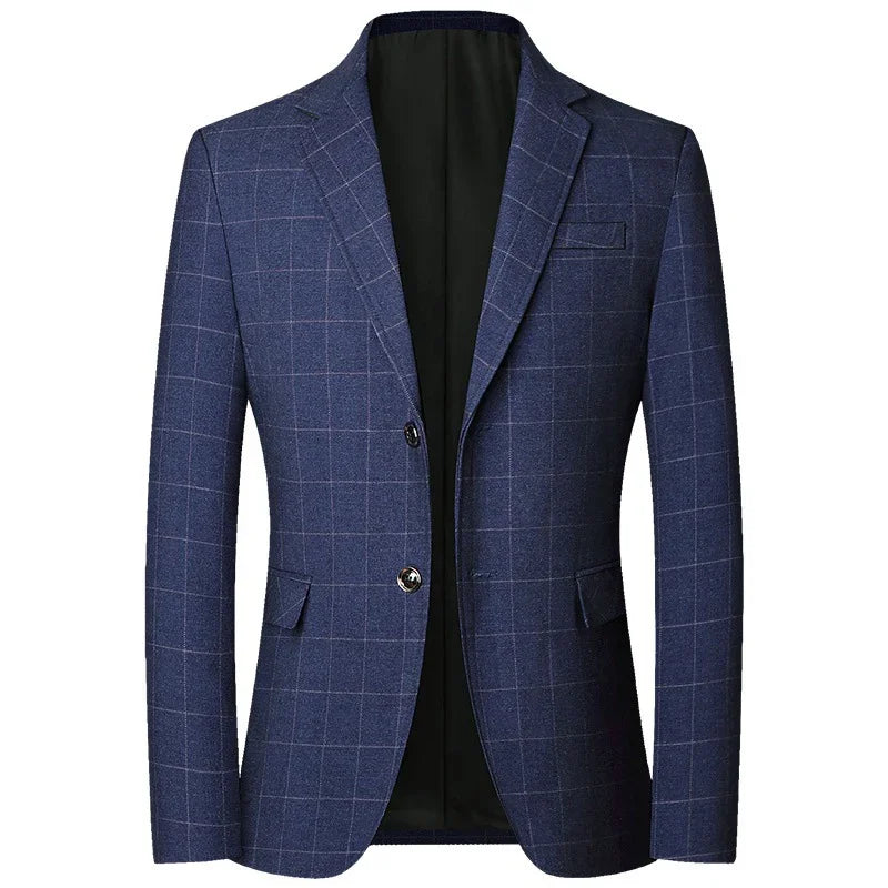 Blazers de costume simple boutonnage pour hommes