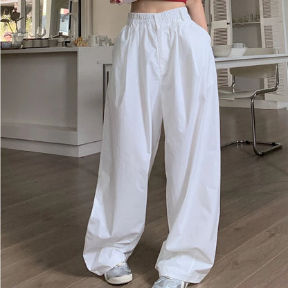 Pantalon Baggy blanc pour femmes