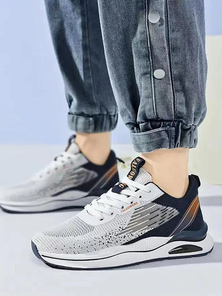 Baskets de marche légères en maille pour hommes