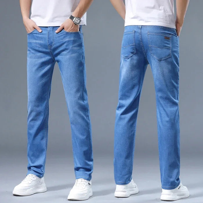 Pantalon d'été ample et droit pour hommes