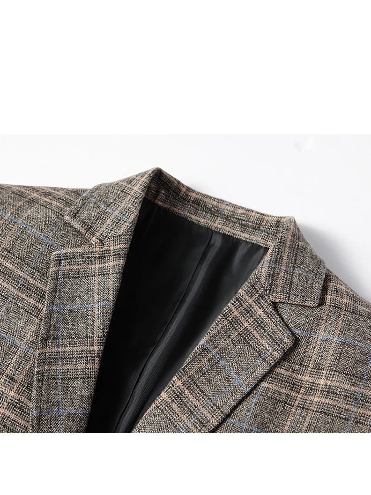 Veste slim à simple boutonnage pour hommes