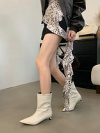 Bottines à bout pointu pour femmes