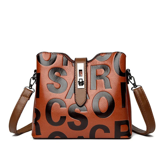 Sac à bandoulière de luxe en cuir pour femmes