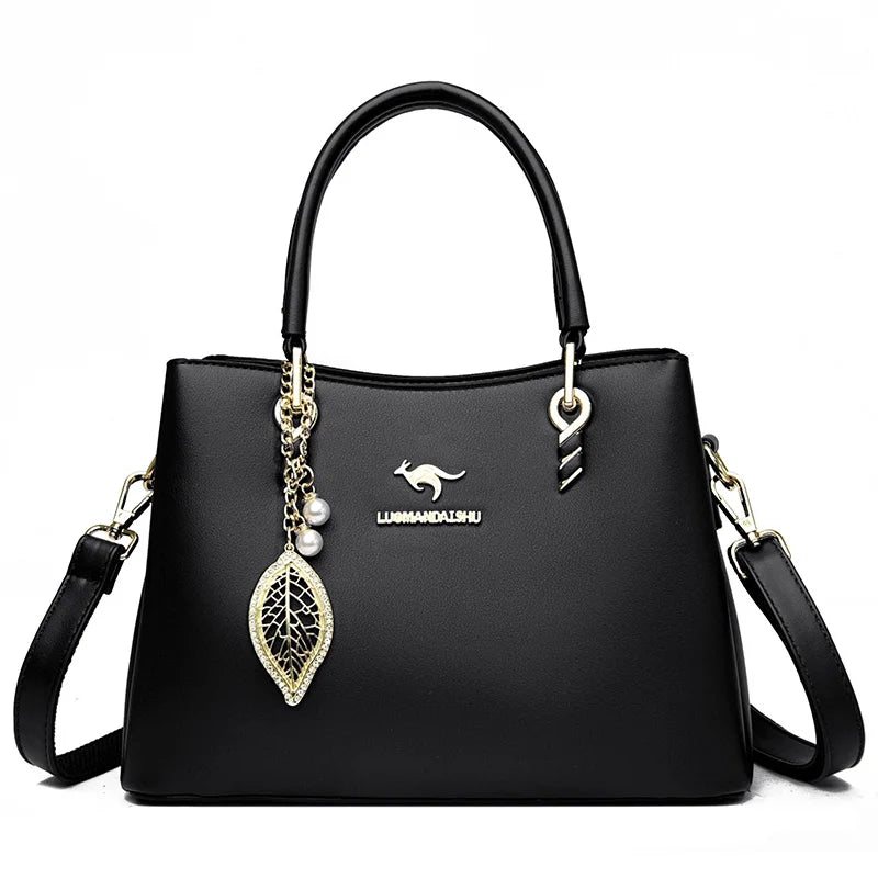 Sac fourre-tout en cuir de luxe pour femmes