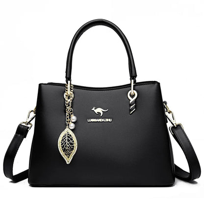 Sac fourre-tout en cuir de luxe pour femmes