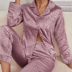 Ensemble pyjama en soie pour femmes