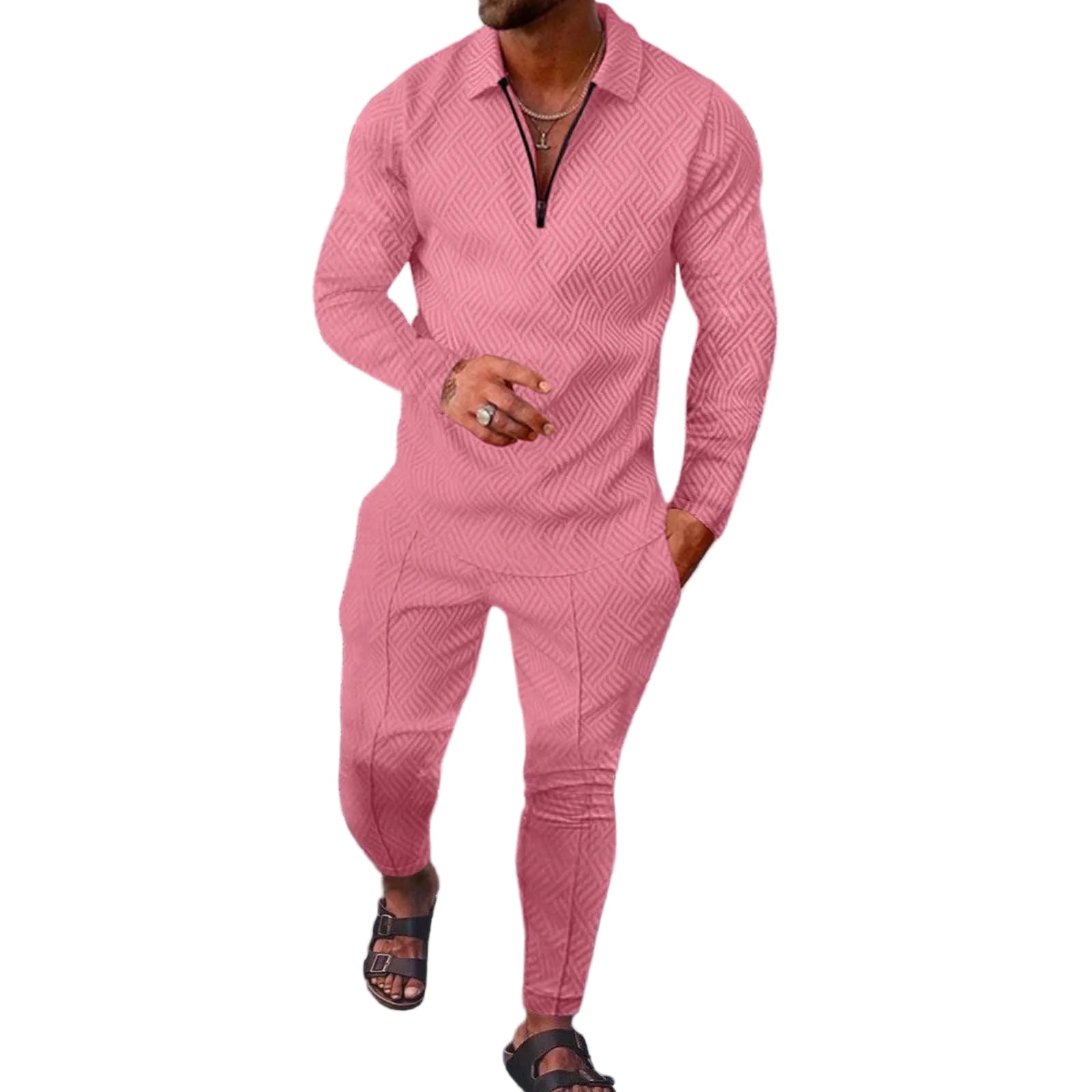 Ensemble T-shirt à manches et pantalon pour hommes