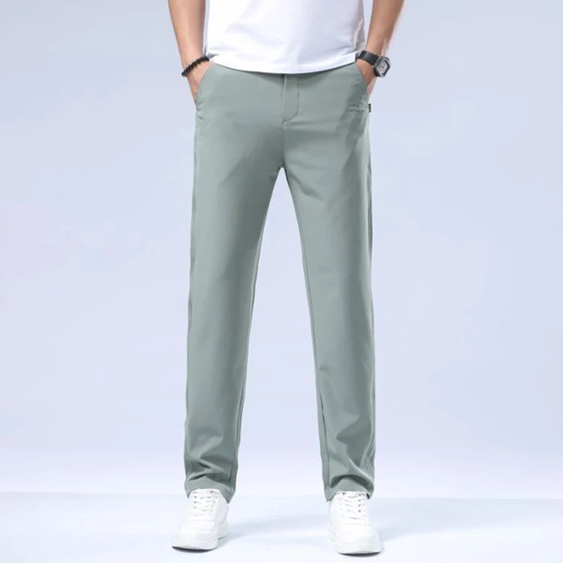 Pantalon en soie glacée pour hommes